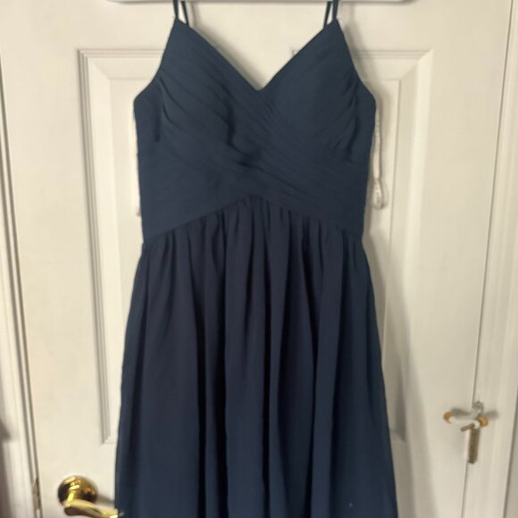 Navy Blue Bridesmaid Dress - originally 100.00 AT LOWEST SUGGESTED LISTING - Picture 1 of 4